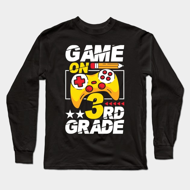 Game On 3rd Grade Long Sleeve T-Shirt by ozalshirts